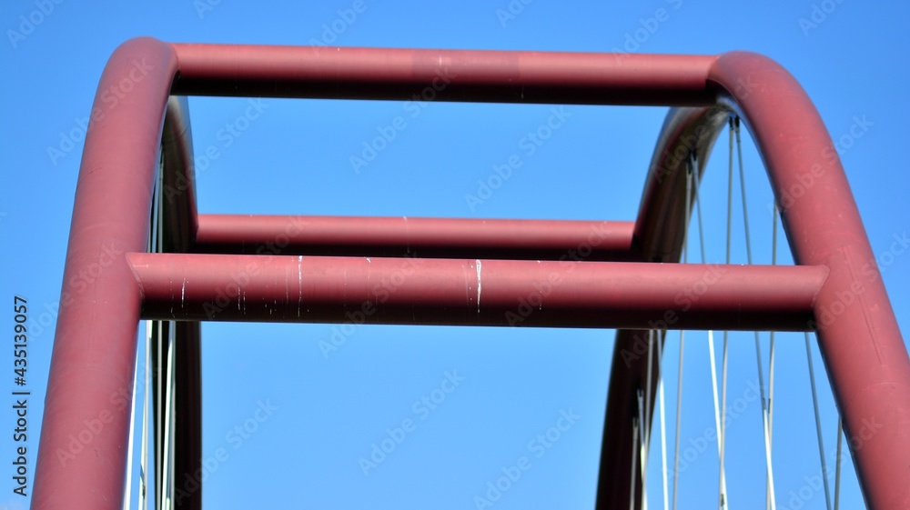 bridge over blue sky