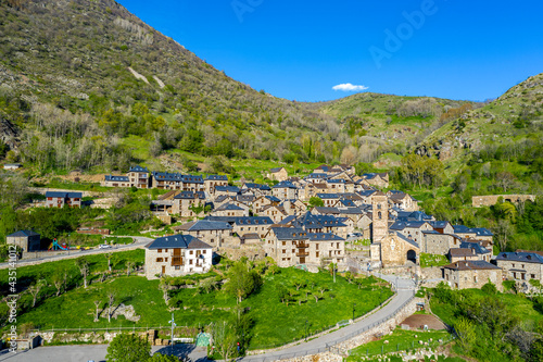 Traditional catalonian village. Vall de Boi. Durro. Spain photo