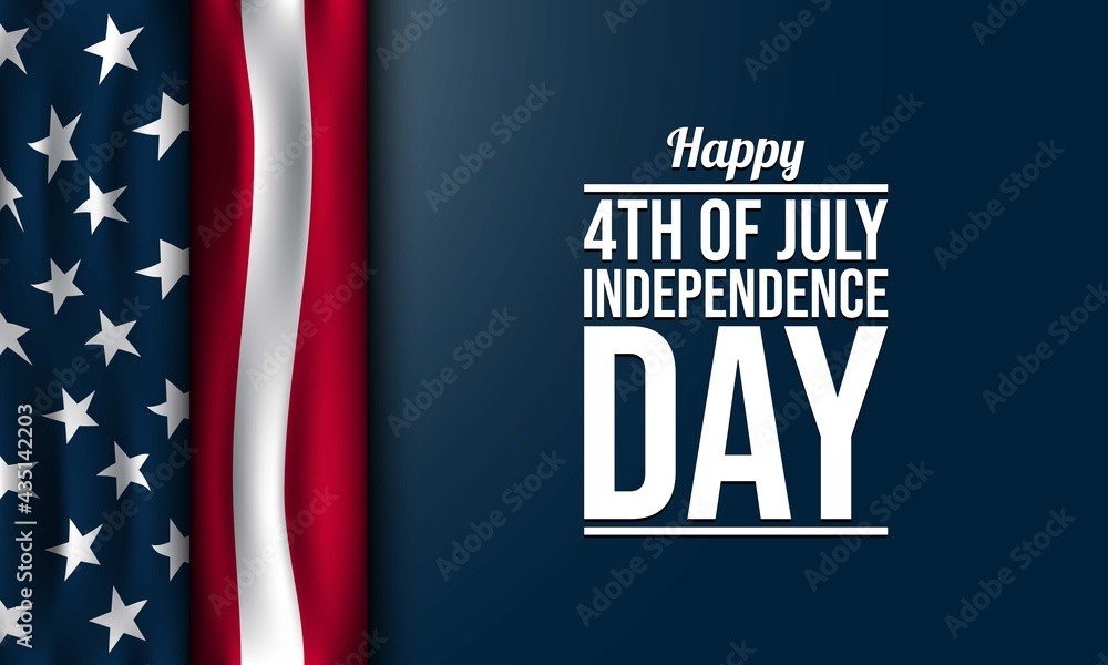 United States Independence Day Background. Fourth of July. - obrazy, fototapety, plakaty 