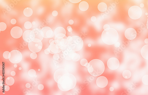 Abstract magical bokeh lights effect background. Colorful defocused lights. 3d illustration 