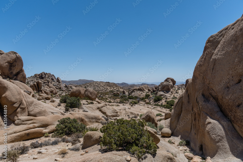 Scenic rock formation at the Joshua Tree National Park, Southern California Scenic rock formation at the Joshua Tree National Park, Southern California