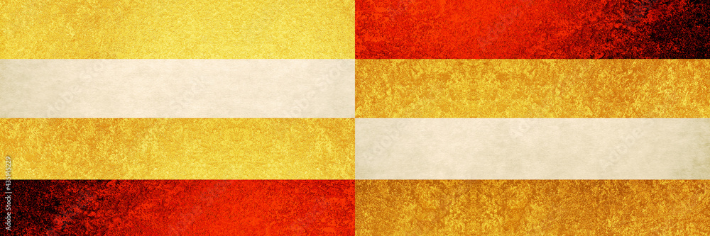 red and yellow