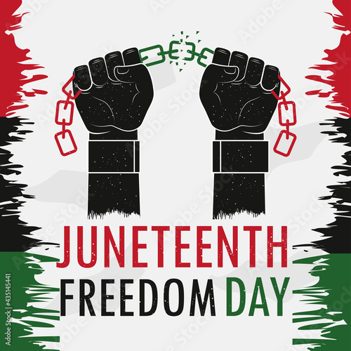 juneteenth hand broken chains