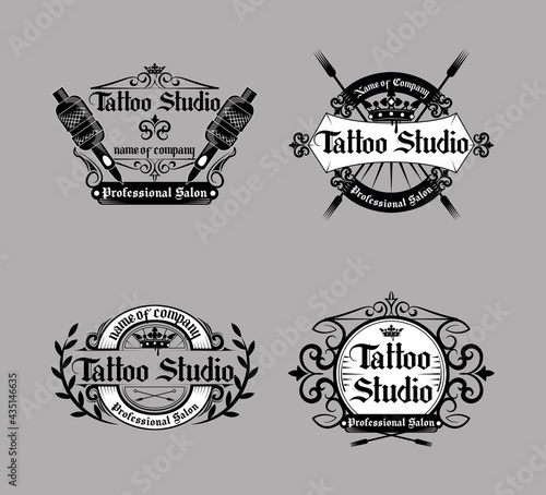 tattoo studio icons
