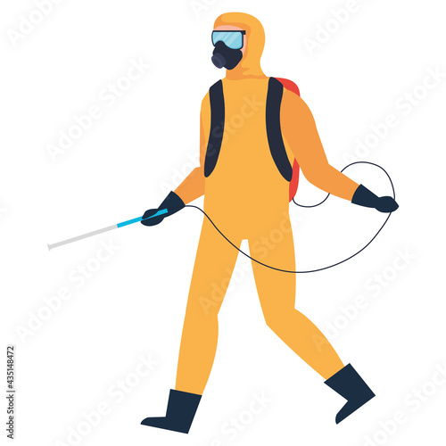 Isolated disinfection human