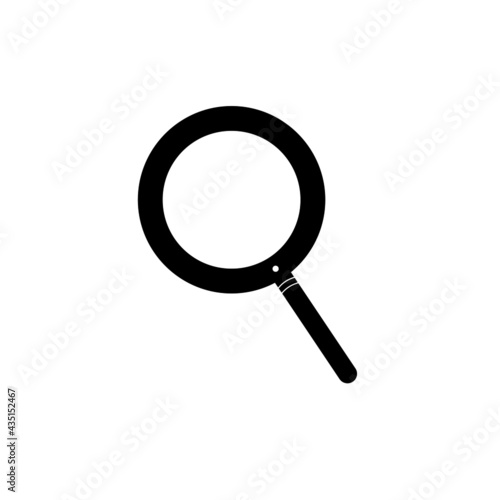 magnifying glass isolated on white