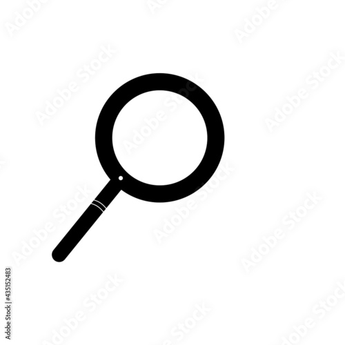 magnifying glass isolated on white