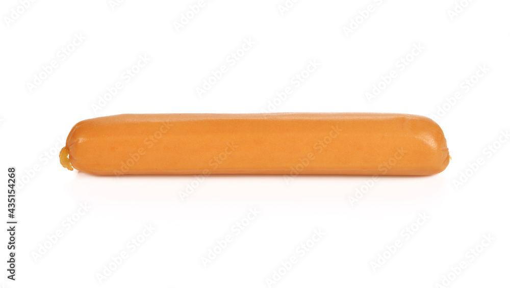 sausages isolated on white background sausages isolated on white background