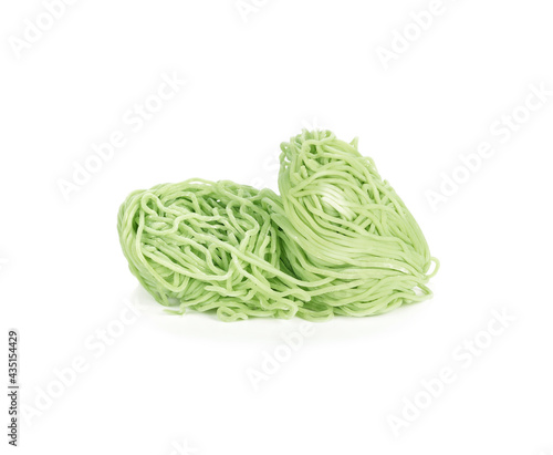 Dry Jade Noodle isolate on white background