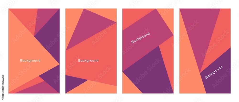 Colorful abstract background is used for the background of poster templates, banner and others