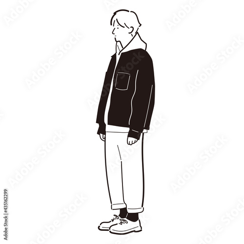 ラフな格好の男性