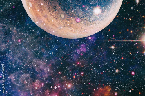 Fototapeta Naklejka Na Ścianę i Meble -  High quality space background. explosion supernova. Bright Star Nebula. Distant galaxy. Abstract image. Elements of this image furnished by NASA