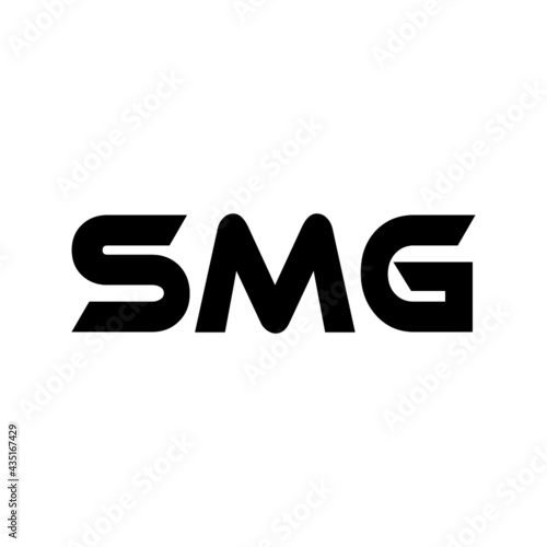 SMG letter logo design with white background in illustrator, vector logo modern alphabet font overlap style. calligraphy designs for logo, Poster, Invitation, ... See More photo