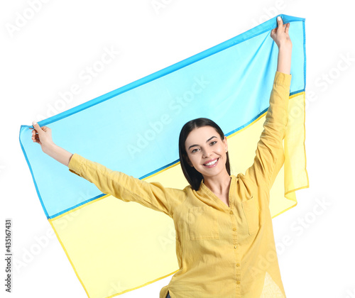 Beautiful young woman with ...