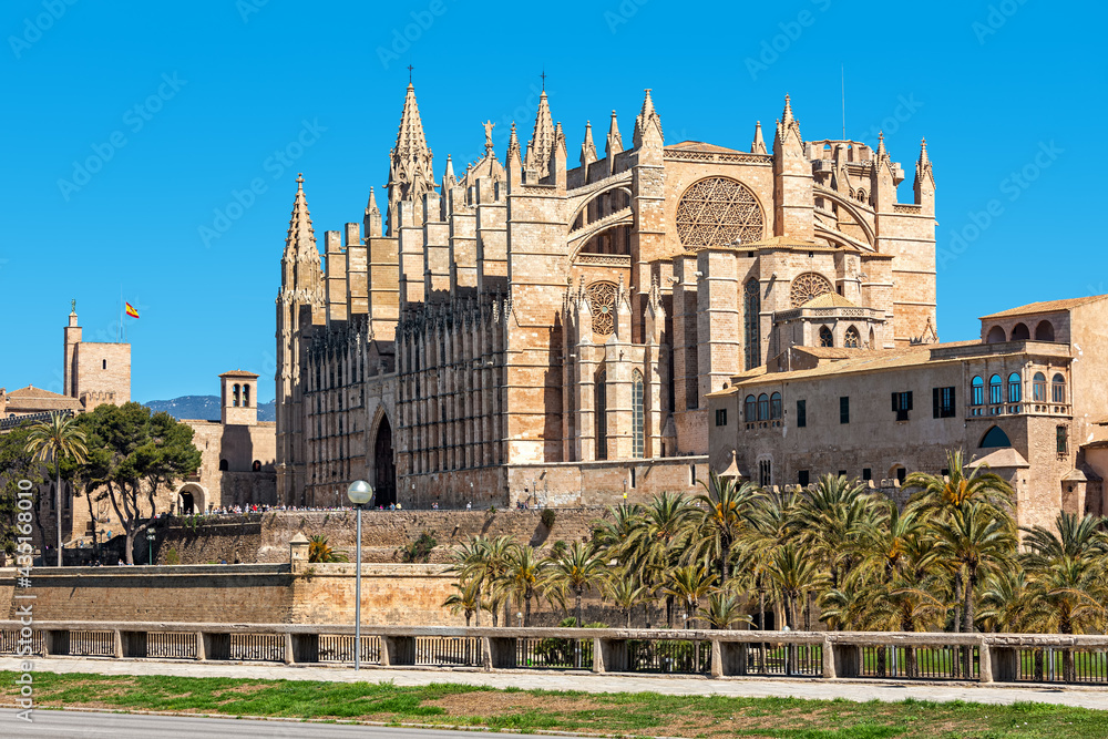 Cathedral of Santa Maria of Palma, Spain.