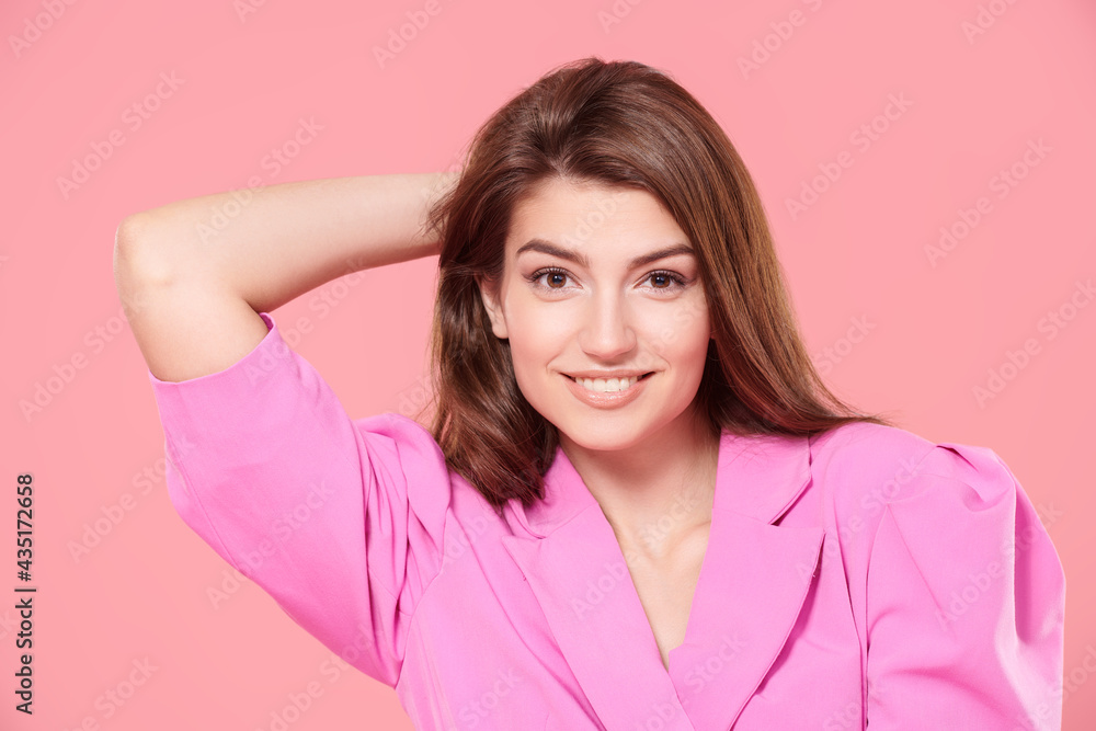 girl with charming smile girl with charming smile