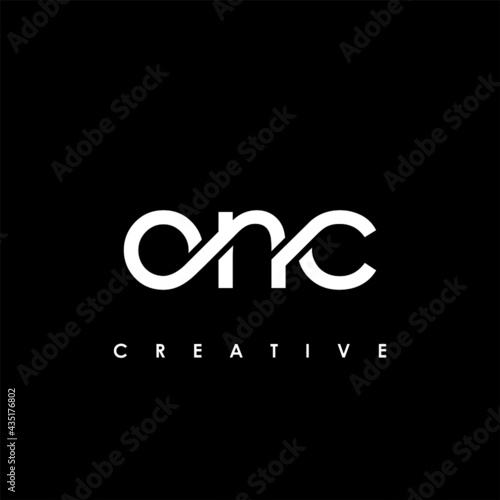 ONC Letter Initial Logo Design Template Vector Illustration