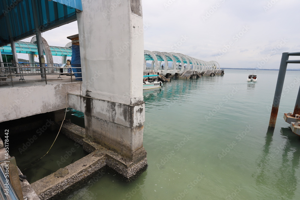 Port in Thailand , Pier in Thailand