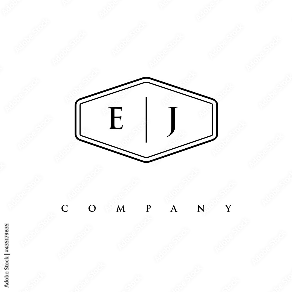 initial EJ logo design vector initial EJ logo design vector