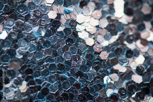 Close up macro of Sparkle glowing of carborundum background texture