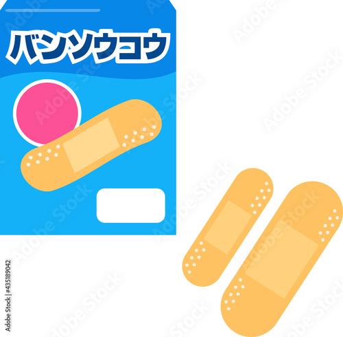 絆創膏のパッケージ