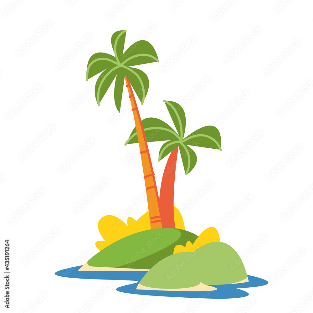 Desert Island Clip Art