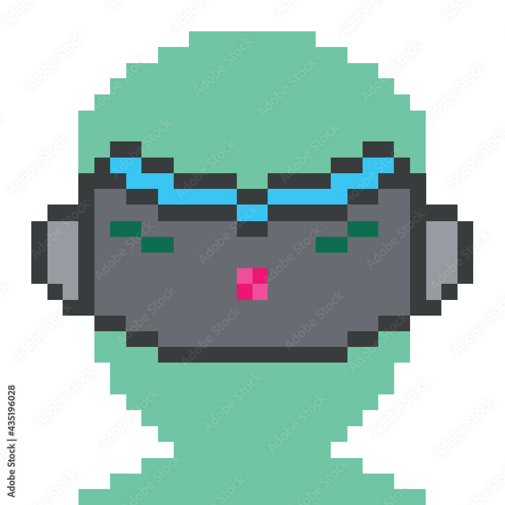 Obraz premium VR Glasses (Pixelated)