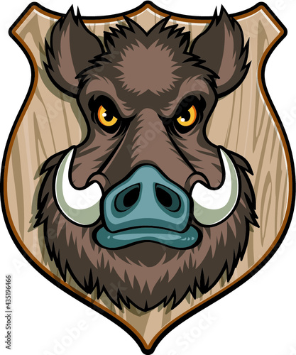 wild boar hunting background