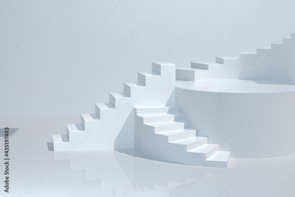 3d rendering stairway background 3d rendering stairway background