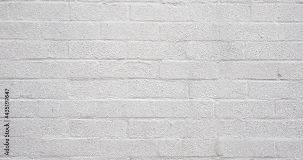Fototapeta premium wide 4K white brick texture background