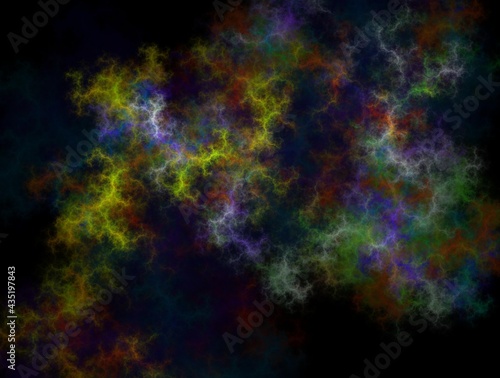 Imaginatory fractal background generated Image