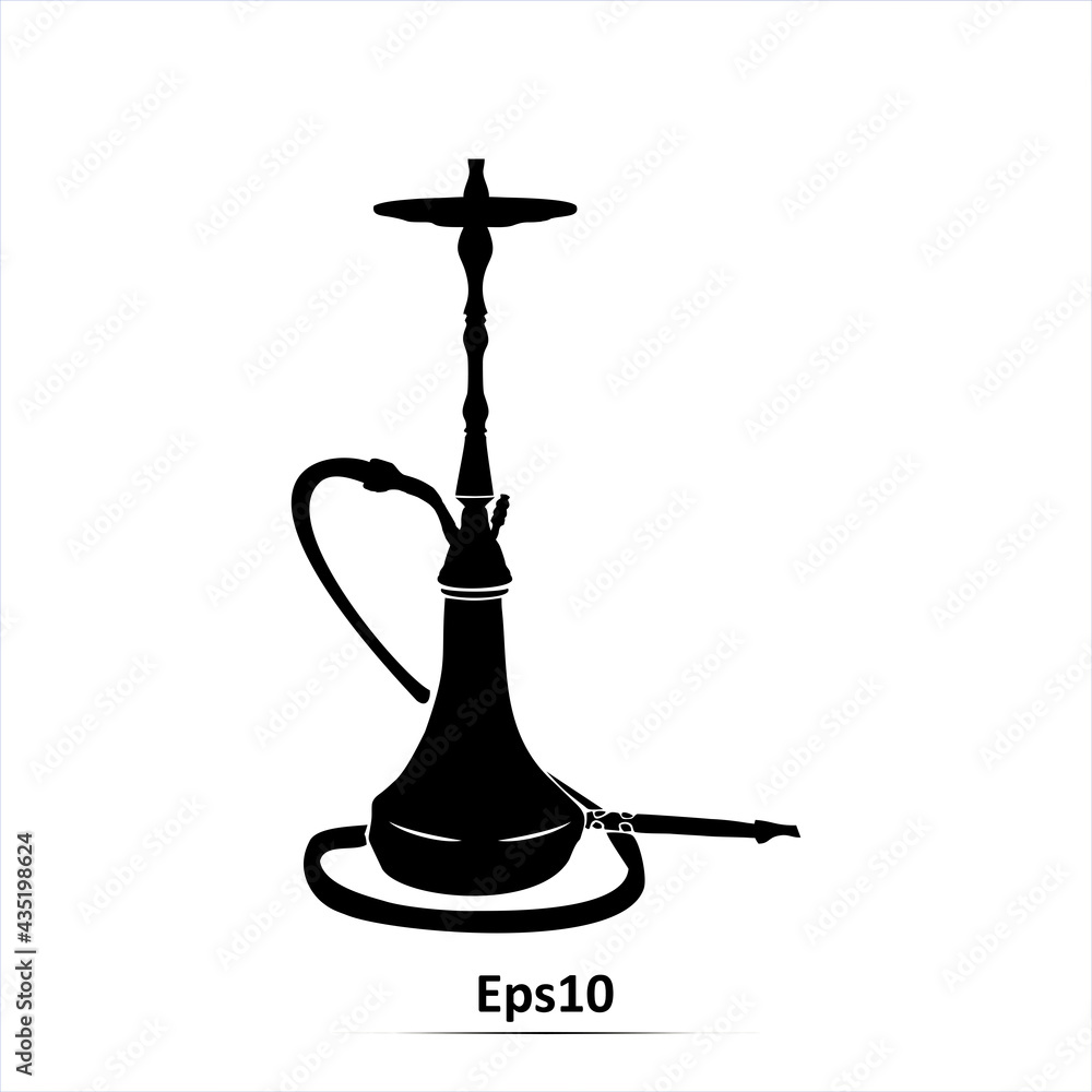 Hookah, Shisha icon. Vector illustration. Eps10 Hookah, Shisha icon. Vector illustration. Eps10