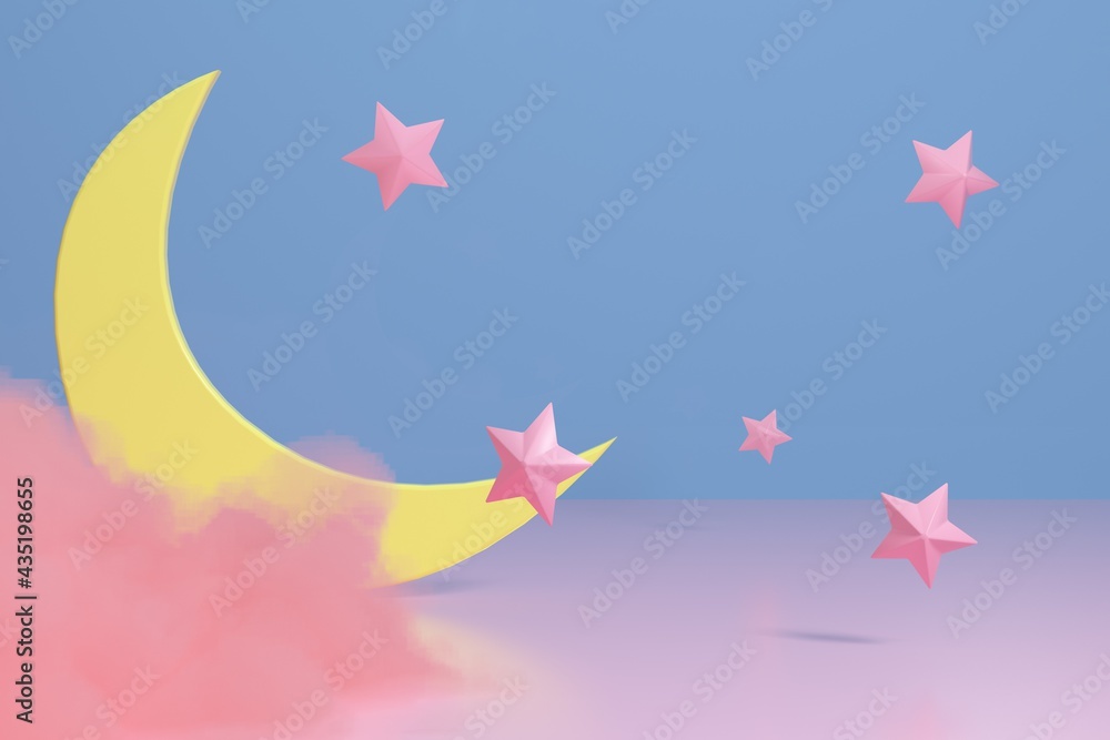 3D rendering Children's Day stand design 3D rendering Children's Day stand design