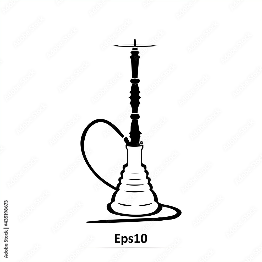 Hookah, Shisha icon. Vector illustration. Eps10 Hookah, Shisha icon. Vector illustration. Eps10