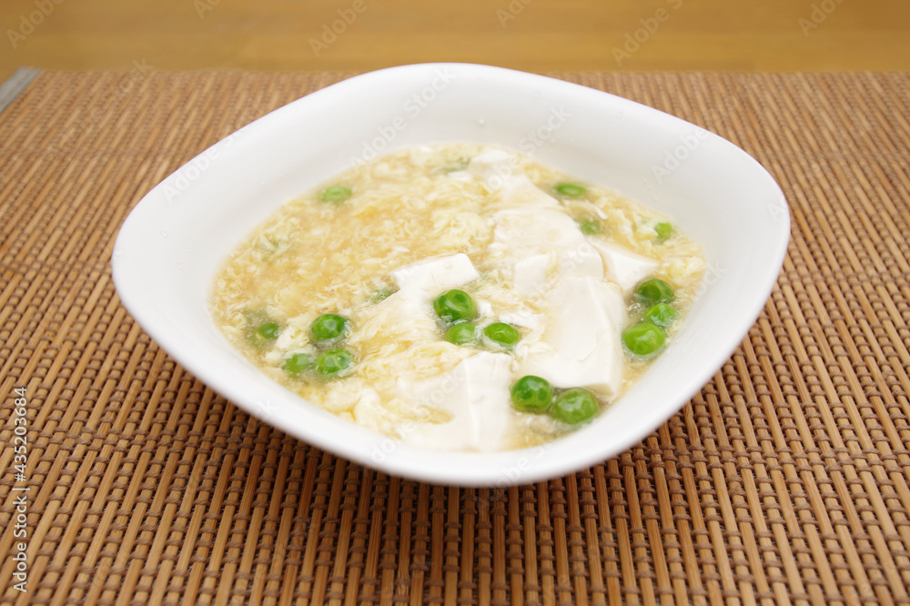 豆腐と溶き卵の甘煮 豆腐と溶き卵の甘煮