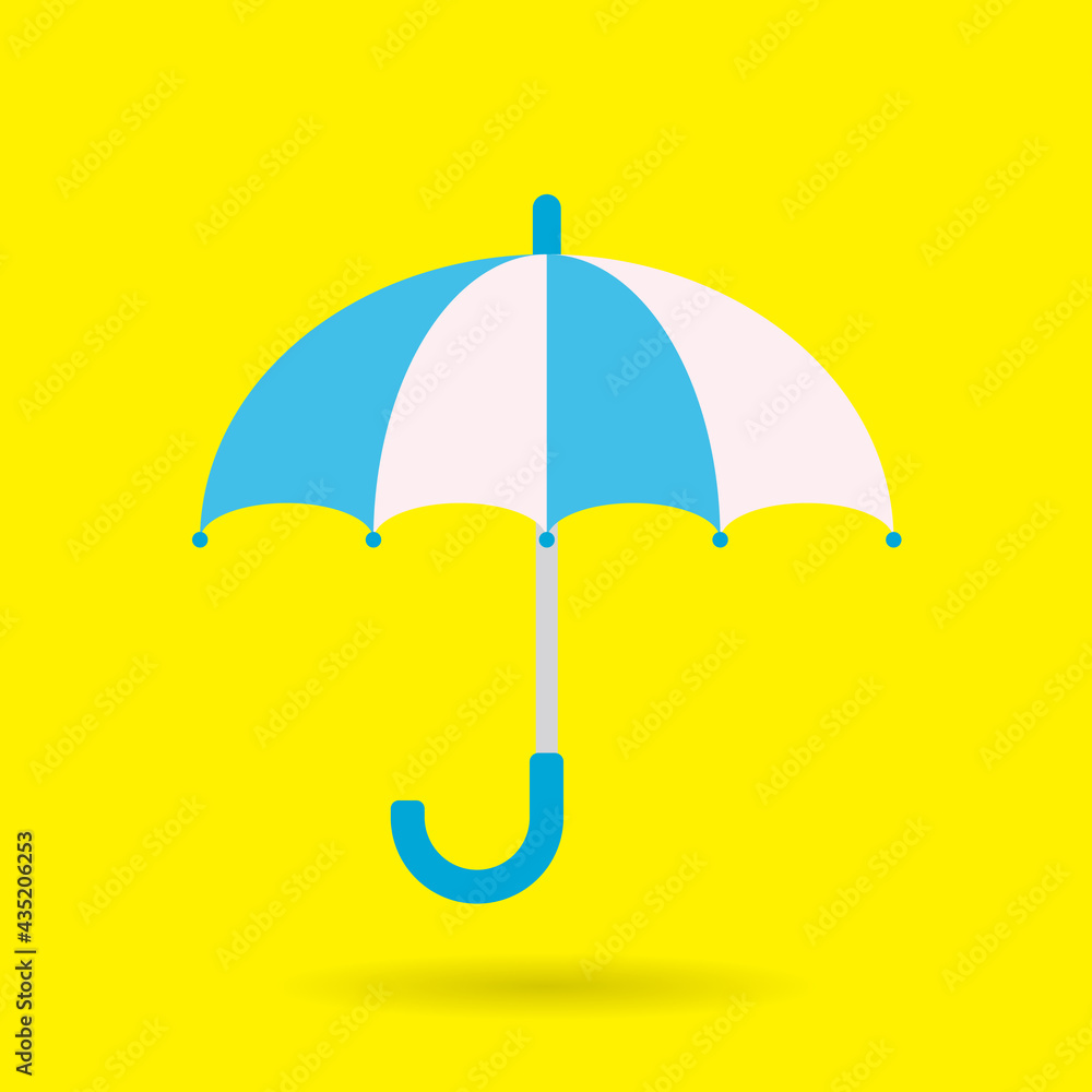 傘のイラスト illustration of an umbrella