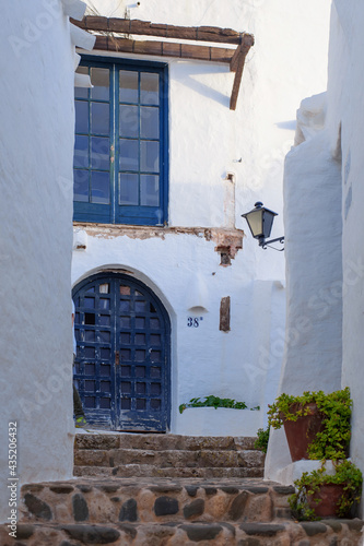 village on the Mediterranean coast with white houses