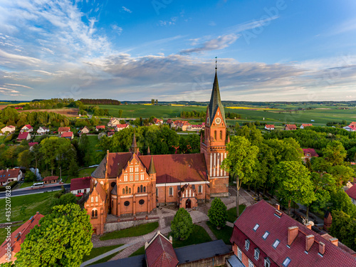 Basilica of the Nativity of the Blessed Virgin Mary in Gietrzwałd, Warmia and Masuria, Poland, Europe