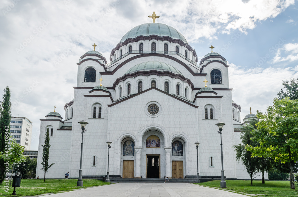 Serbian Orthodox Church of St. Sava in Belgrade