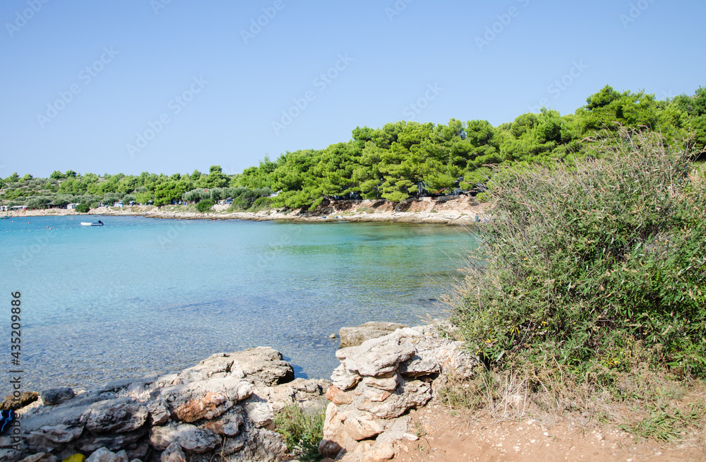 Mittelmeerküste von Kroatien