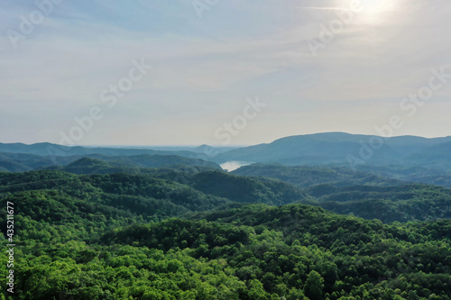 Mountain View toward Parksville Lake-Pano