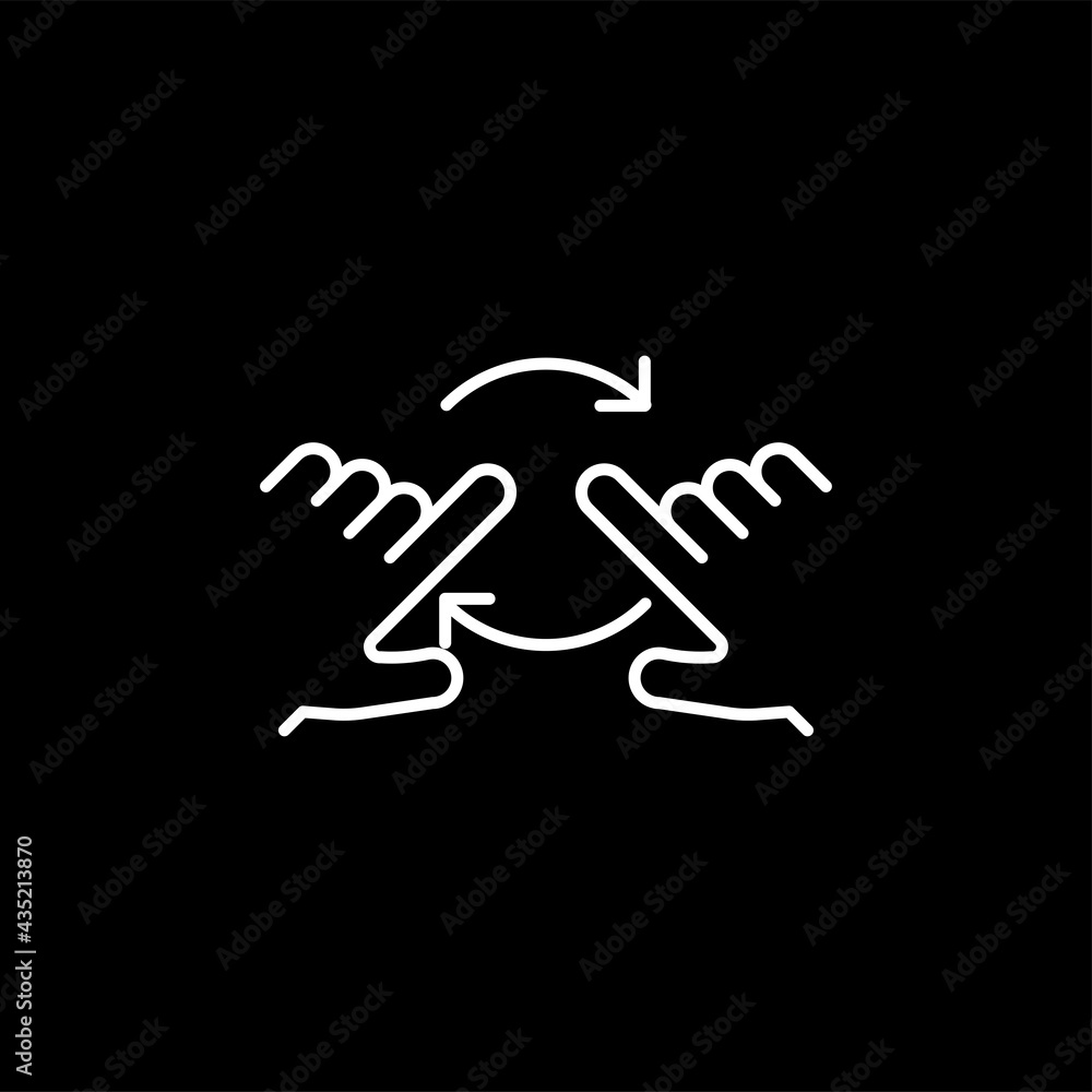 Hand touch icon isolated on white background. Gesture symbol modern, simple, vector, icon for website design, mobile app, ui. Vector Illustration Hand touch icon isolated on white background. Gesture symbol modern, simple, vector, icon for website design, mobile app, ui. Vector Illustration