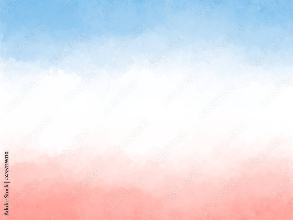 背景素材 和風 青とピンクの水彩背景stock Illustration Adobe Stock