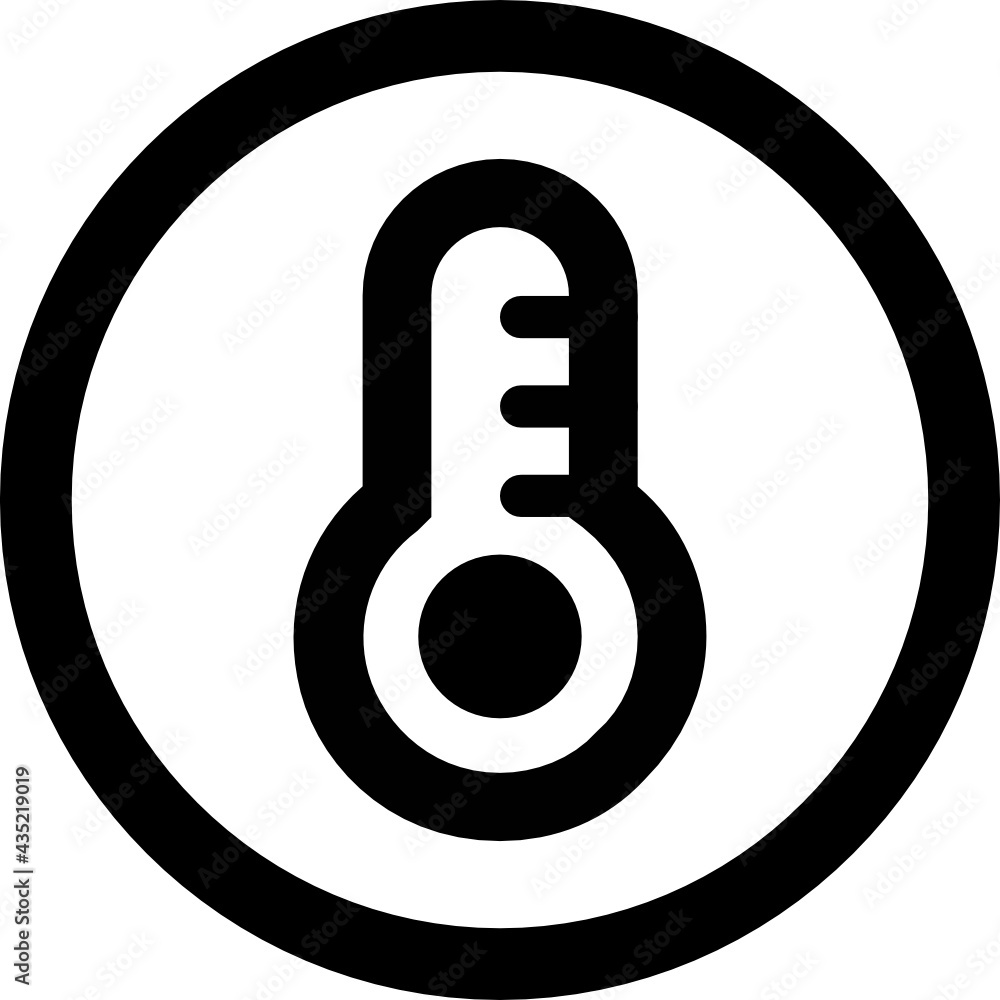 Obraz premium thermometer icon vector