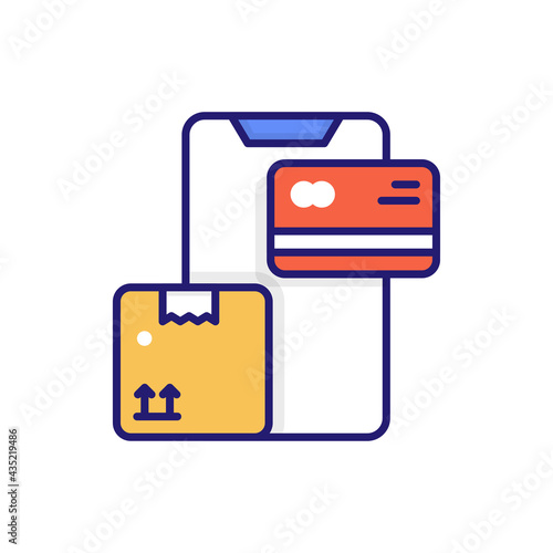  Payment Method vector icon style illustration. EPS 10 File