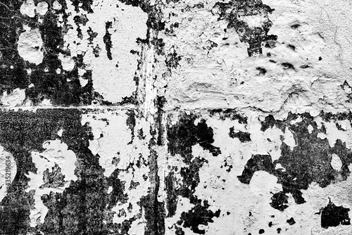 Wallpaper Mural Texture of a concrete wall with cracks and scratches which can be used as a background Torontodigital.ca