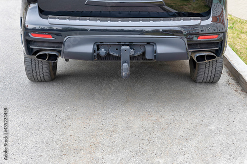 Fotografi Tow hitch for towing a trailer of SUV
