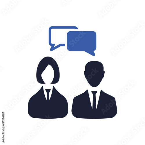 Business Discussion Icon