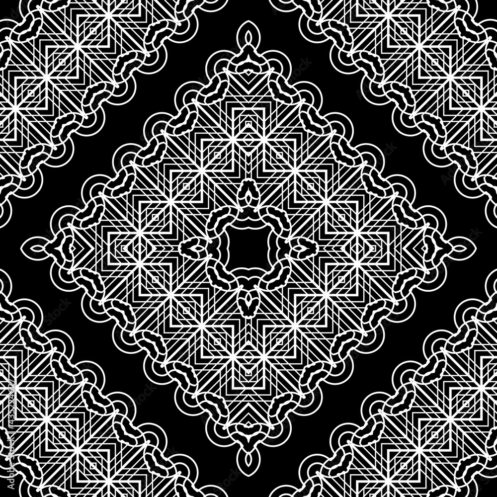 Fototapeta premium Design seamless decorative lacy pattern