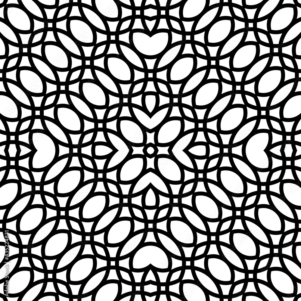 Design seamless decorative lacy pattern Design seamless decorative lacy pattern